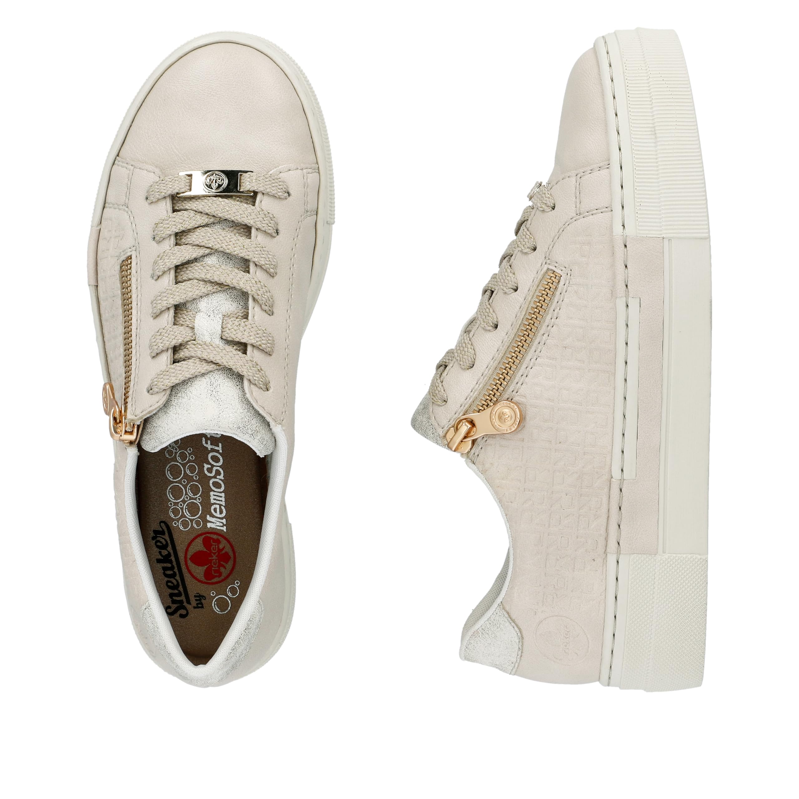 Rieker Damen Low-Top Sneaker N49C2, Frauen Halbschuhe