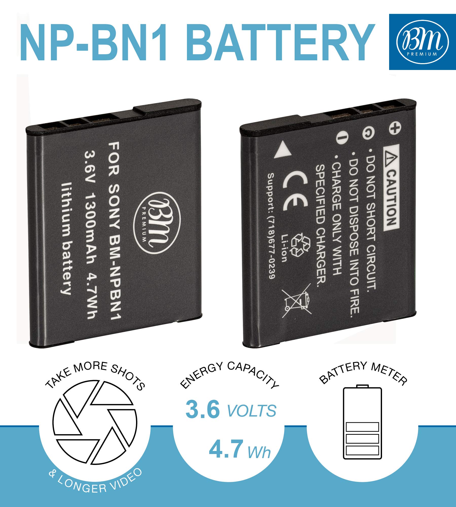 Buy NP-BN1 Battery & Battery Charger for Sony Cybershot DSC-TF1