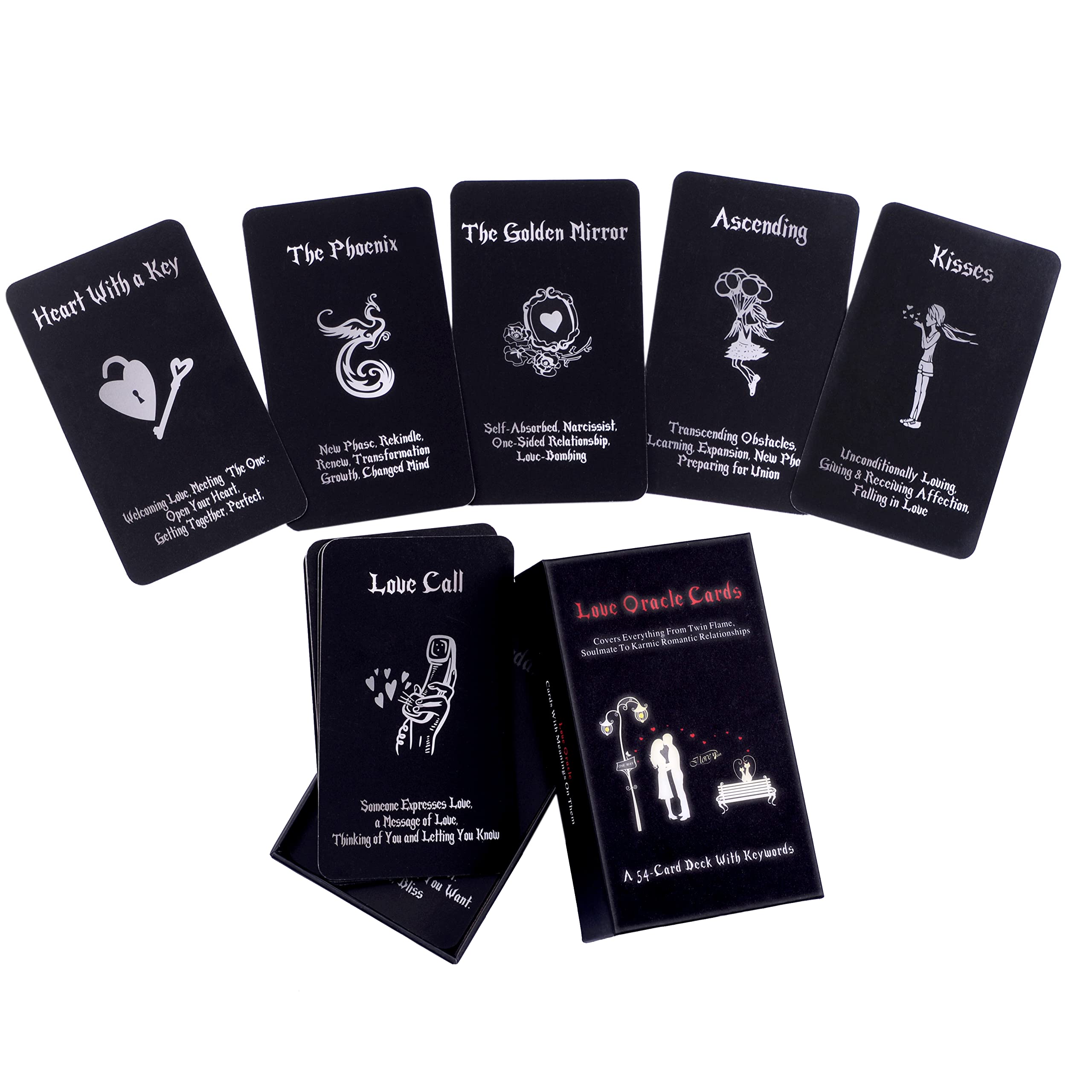 Amazon.com: Love Oracle Cards,Twin Flame Oracle Cards,Tarot Cards for  Beginners with Velvet Tarot Bag,Covers Twin Flame,Soulmate and Romantic  Relationships. : Toys & Games