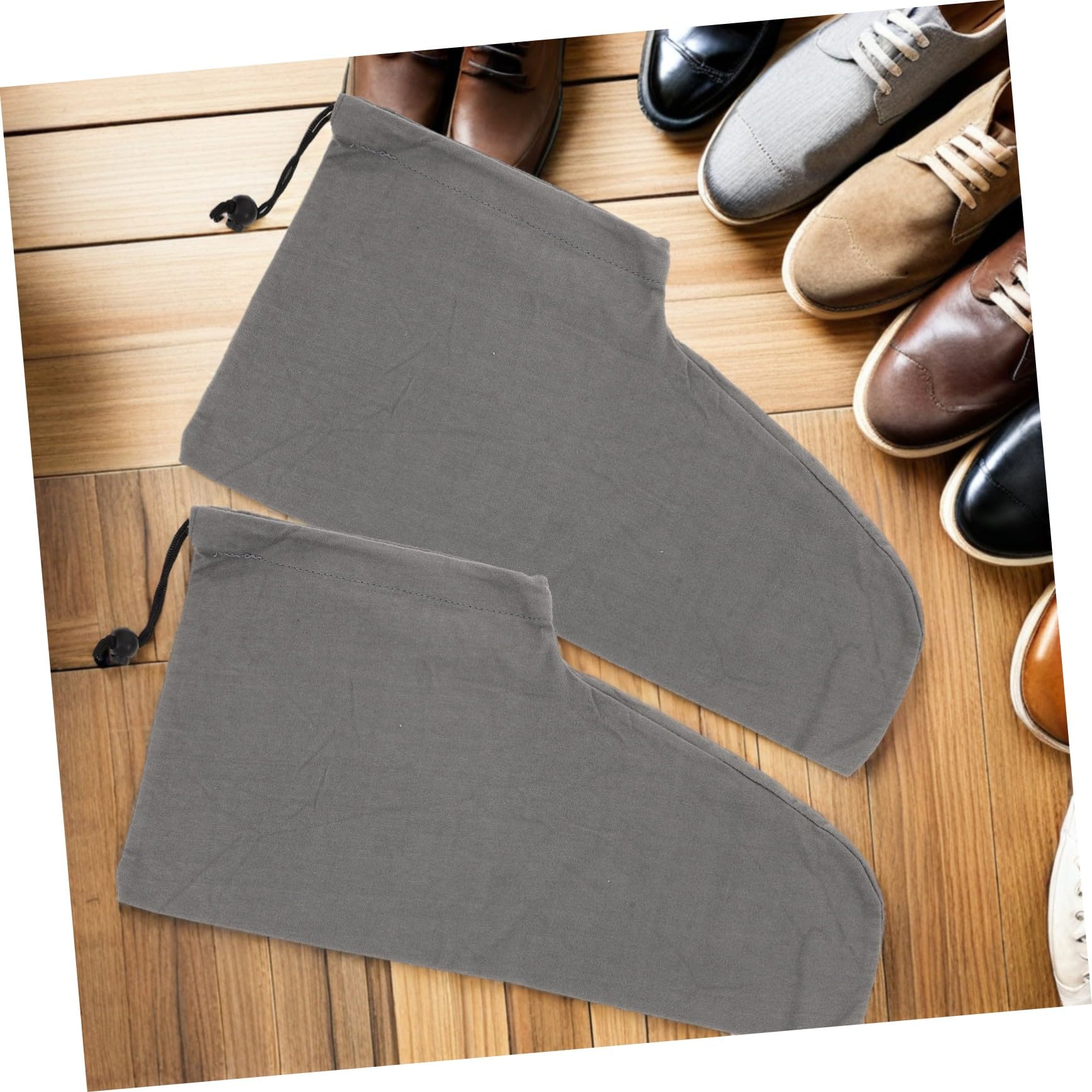 Borsa da Viaggio per Scarpe 6 Pezzi Cotone, Sacchetti | Chiusura a Coulisse, per Stivali e Scarpe, Uso in Armadi e Sotto Letto, Portatili e Leggeri