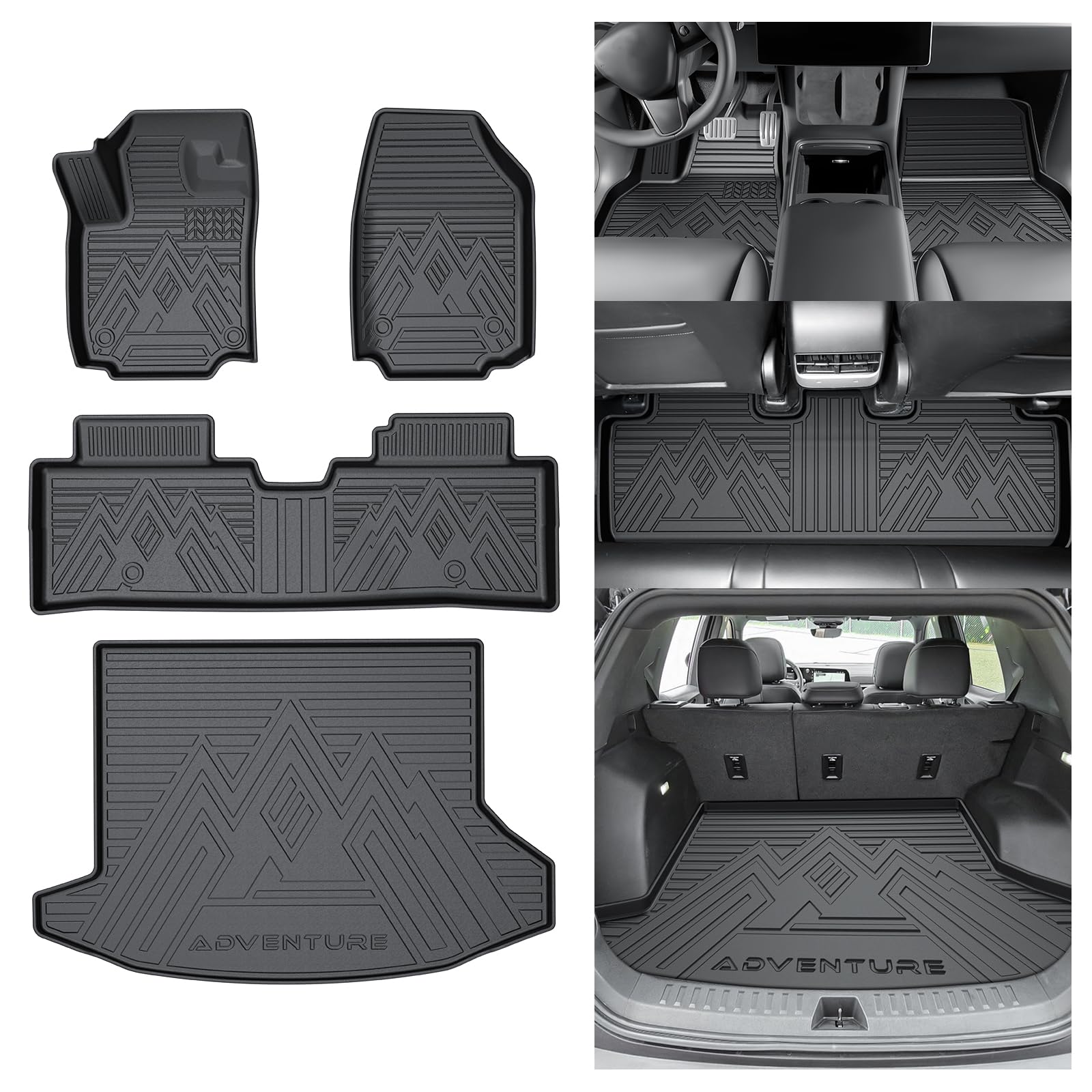 View 1 of **MISSING ALL BUT THE BACK MAT**T TGBROS Floor Mats for Chevrolet Equinox 2025-2026