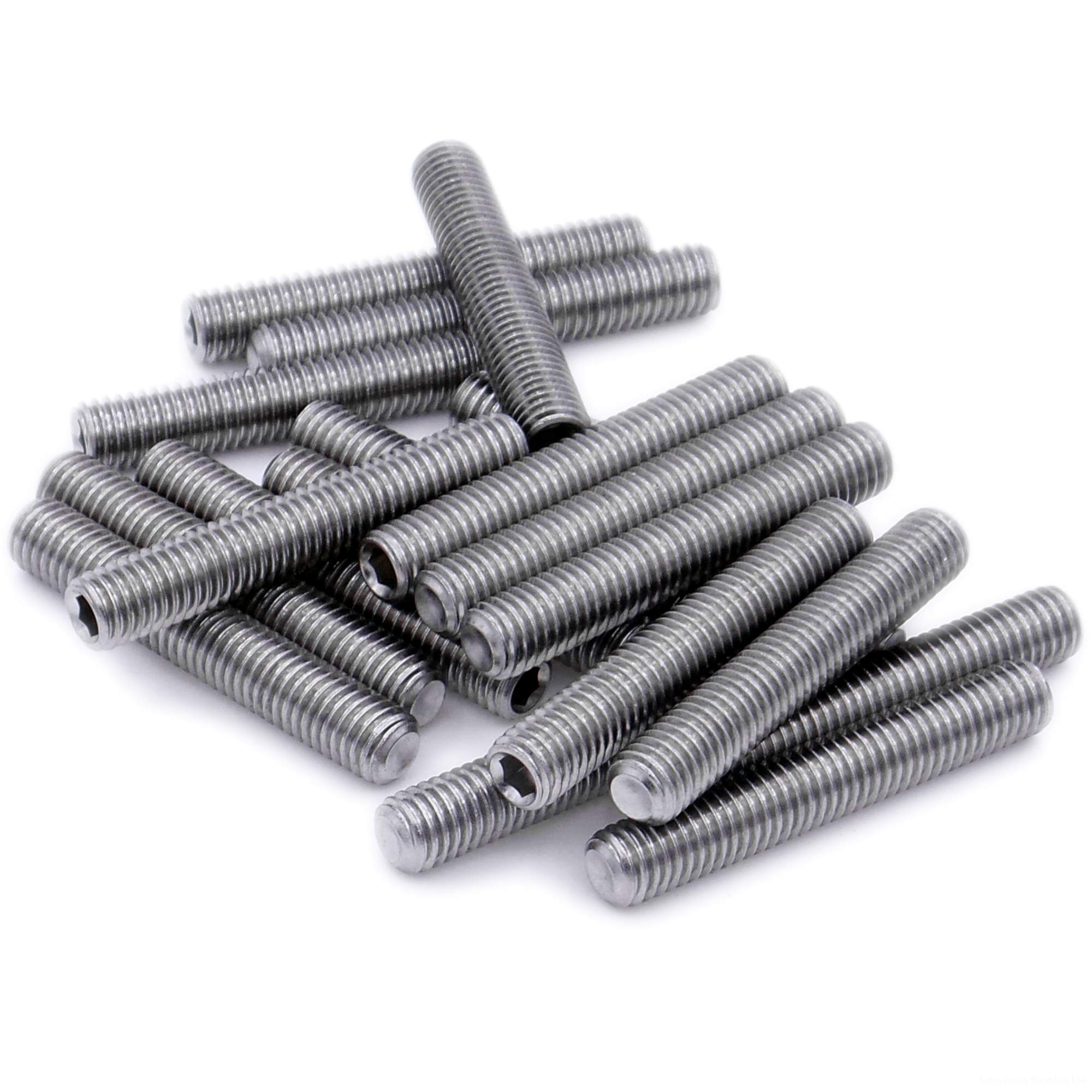 Singularity Supplies M4 (4Mm X 10Mm) Hex Socket Grub Screw (Cup Point) - Stainless Steel (A2) (Pack Of 20)