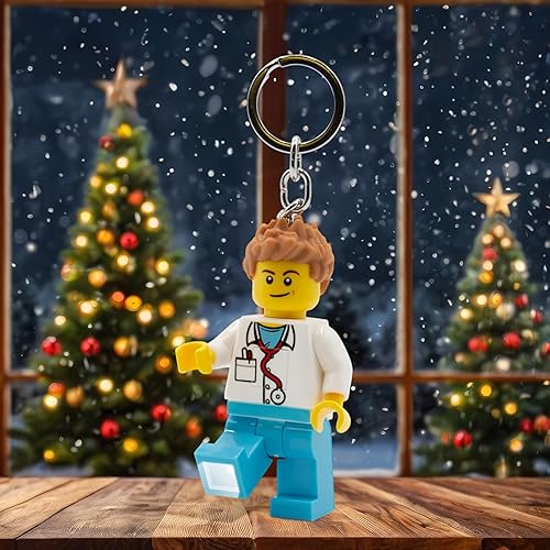 Miniatura 2 de LEGO City KE184H - Llavero de luz grande de 3 pulgadas de alto - Doctor (KE184H)