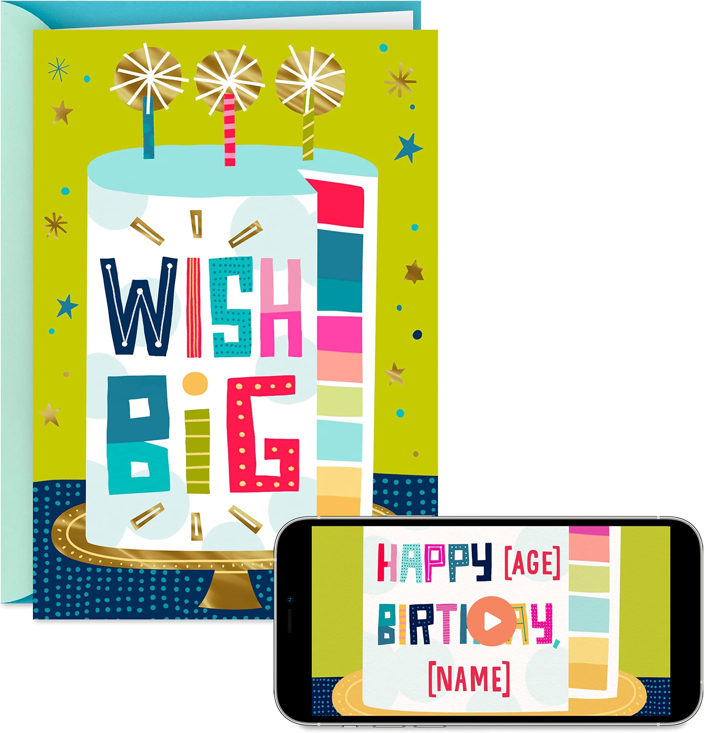 Burly Effects Recordable Talking DIY Greeting Card Record Custom Voice Message up