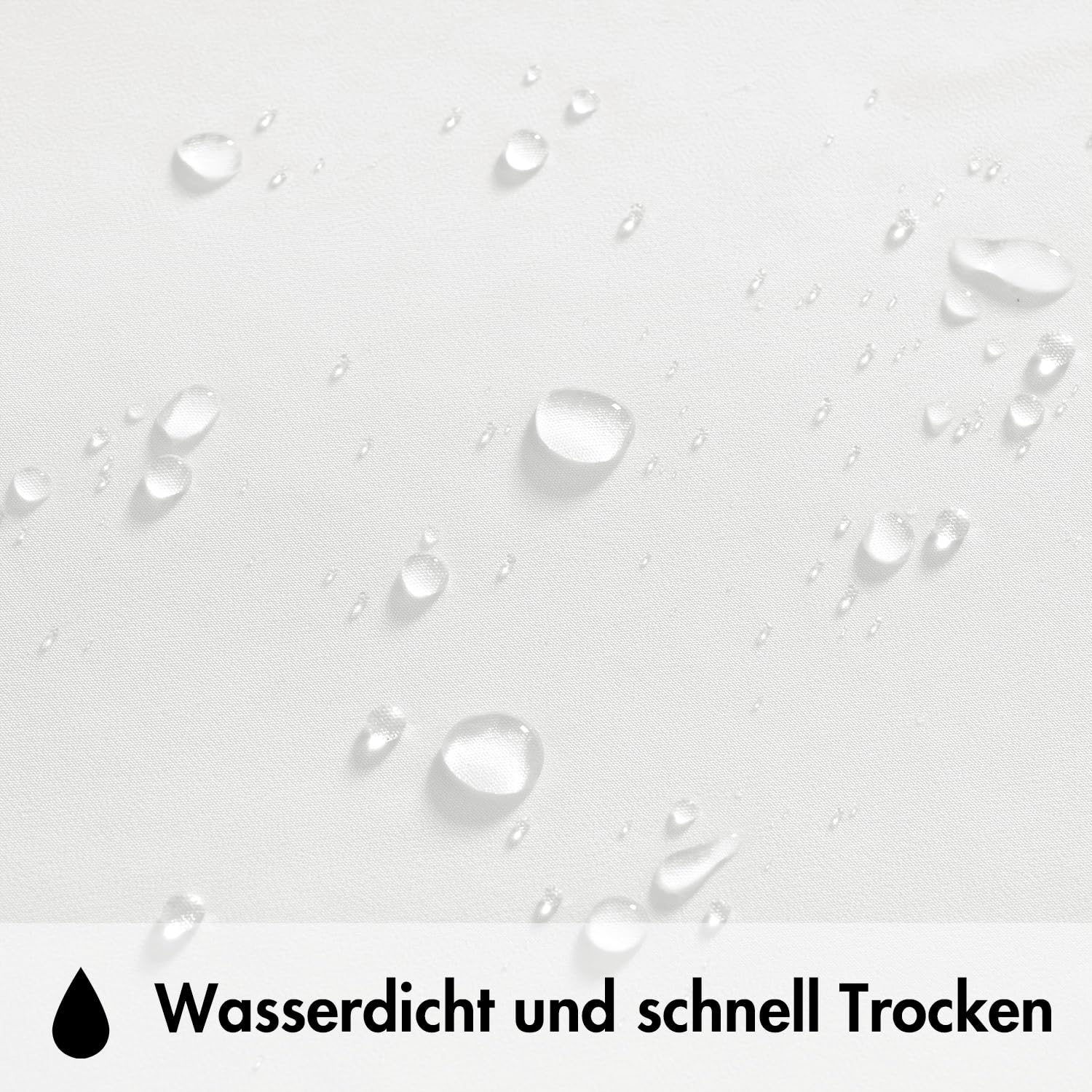 MIULEE Outdoor Vorhang Transparent Wetterfest Außenvorhang mit Ösen Gardinen Voile Wasserdicht Sichtschutz, für Pavillon Terrasse Pergola Balkon Garten, 2er Set, B 132 x H 245cm, Weiß