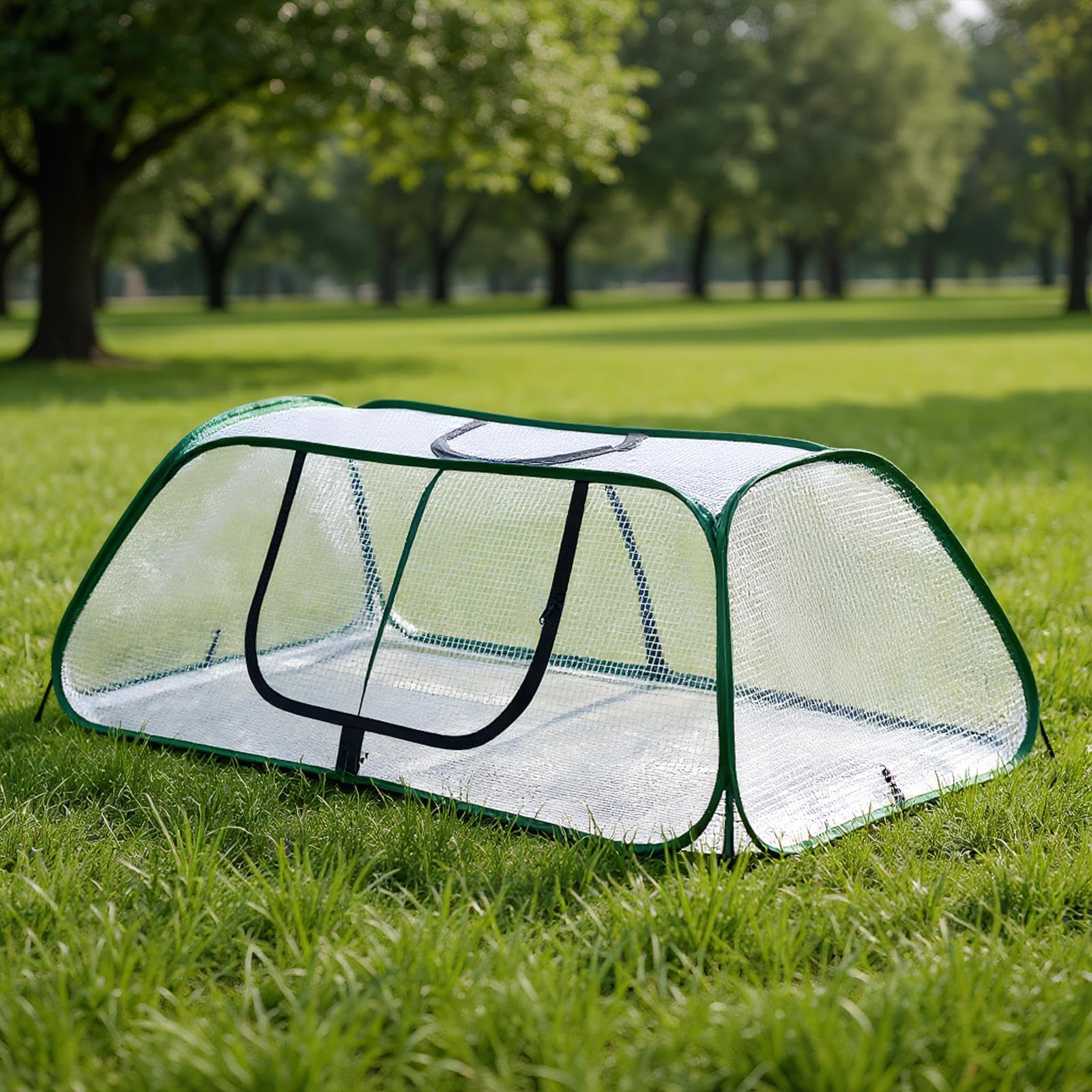 Invernadero Portátil Protectora Impermeable | Cubierta de Invernadero para Bancal Elevado Para Interior y Exterior, Jardín, Patio, Balcón, Verduras, Flores, Frutas y