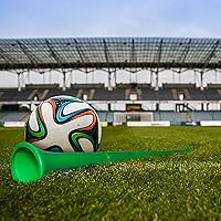 Vista 3 de Windy City Novelties Cuerno de estadio plegable - 28" - Verde