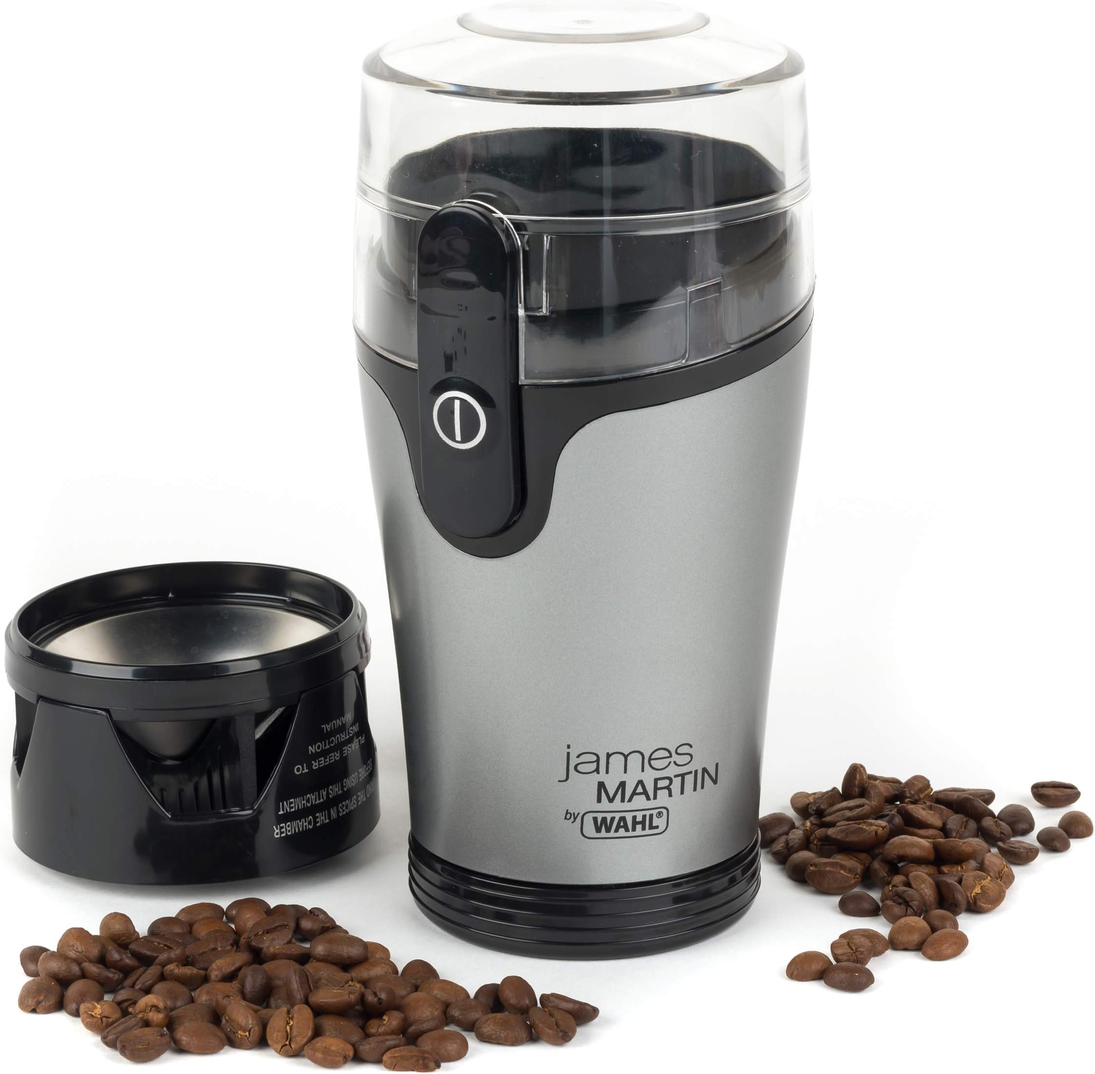 James Martin Wahl ZX809X Coffee and Spice Grinder, 150 W, Stainless Steel/Black