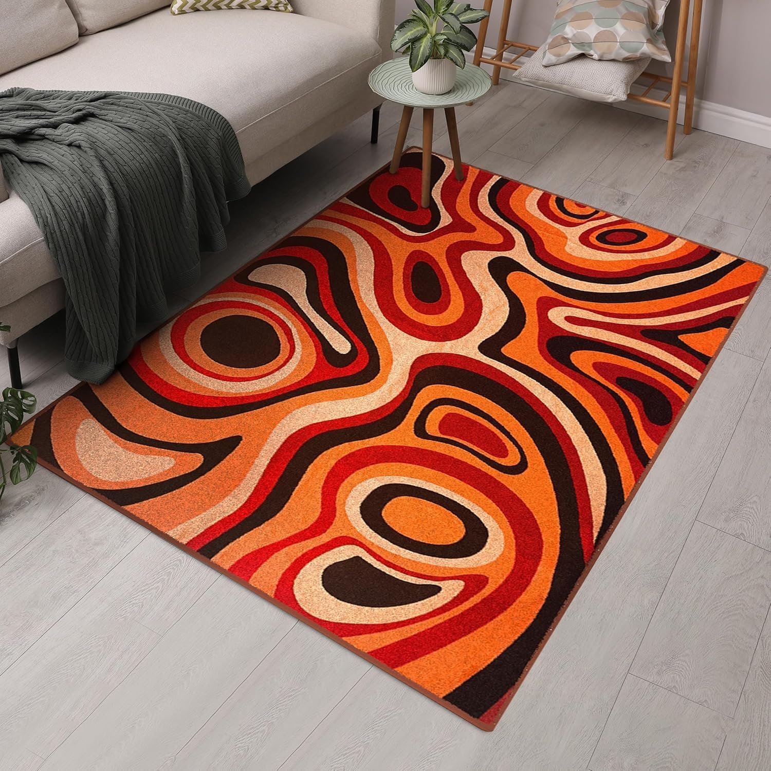 Tapis antidérapant grand format et doux pour une sécurité totale