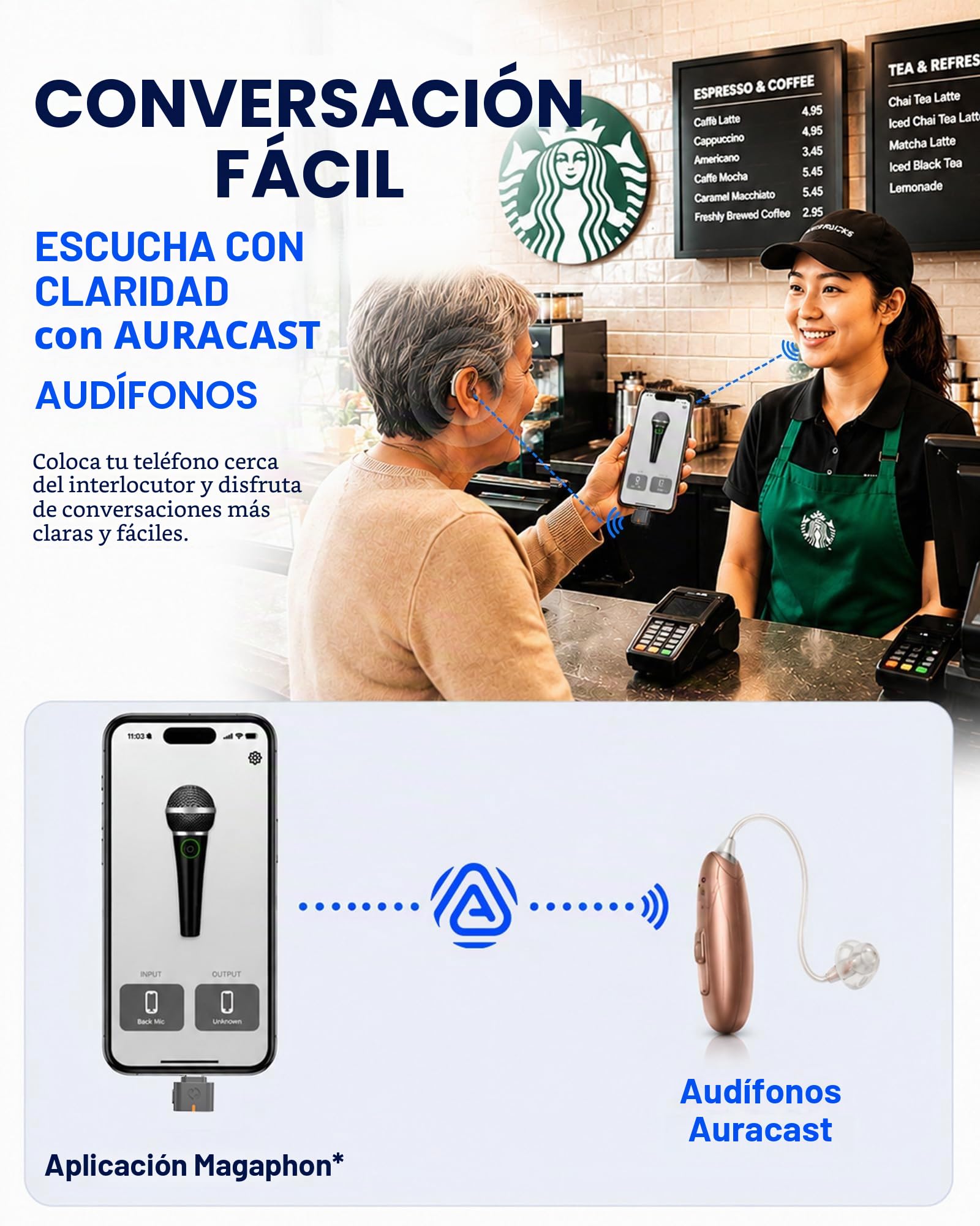 Avantree C82 Aura – Transmisor de Audio Auracast con Modos Privado y Público, Transmite a Varios Dispositivos Auracast, Bluetooth 5.4 Qualcomm, Actualizable, Adaptador USB-C para PC, Mac y Teléfonos | Qualcomm Bluetooth 5.4, firmware actualizable, adaptad