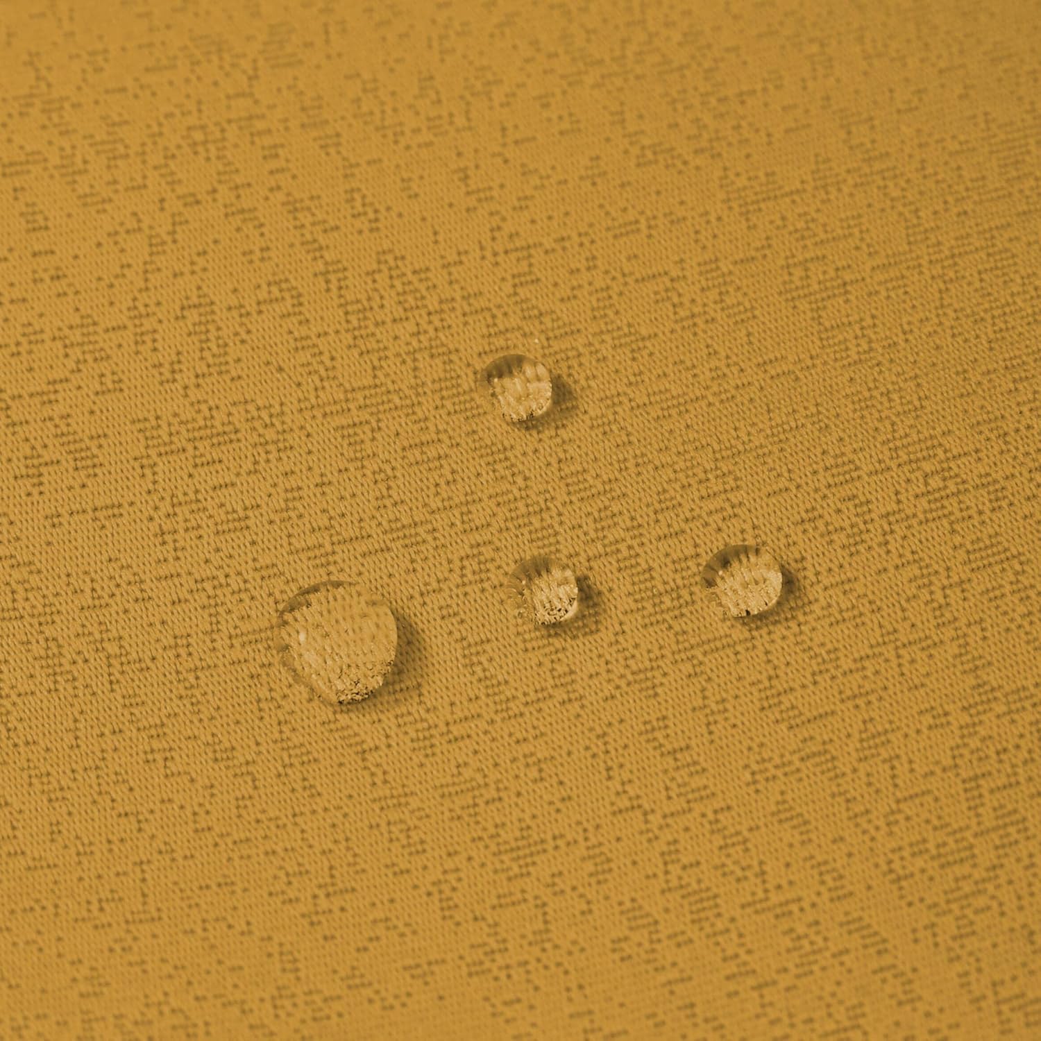 Pinch Pleat Drape, 40W x 84L inch Waterproof Blackout Curtain for Living Room Bedroom Sliding Door and Bathroom (1 Single Curtain, Yellow)