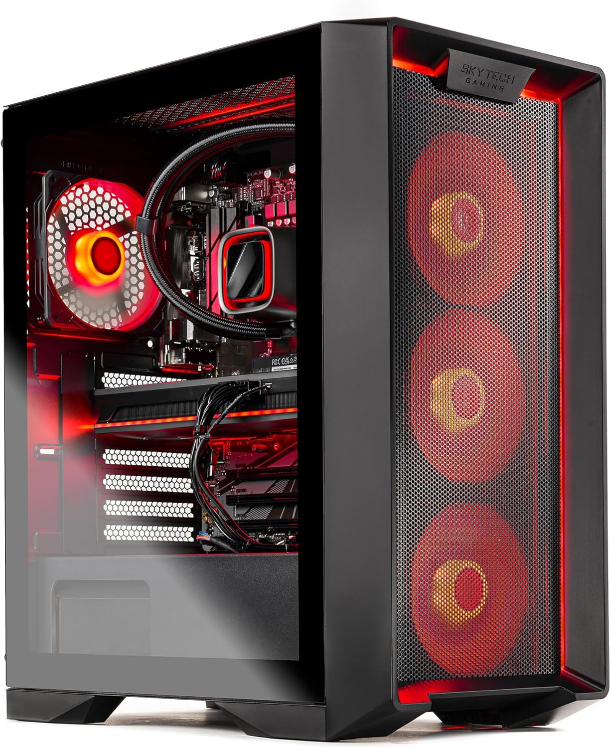 Skytech Gaming Nebula Gaming PC, AMD Ryzen 7 7700X 4.5GHz, NVIDIA RTX 5060, 1TB Gen4 NVMe SSD, 32GB DDR5 RAM 6000, 650W Gold PSU, 360 ARGB AIO, Wi-Fi, Win 11, Desktop