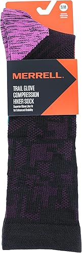 Miniatura 3 de Merrell Calcetines unisex de compresión para correr por encima de la pantorrilla unisex Otc con banda de soporte de arco