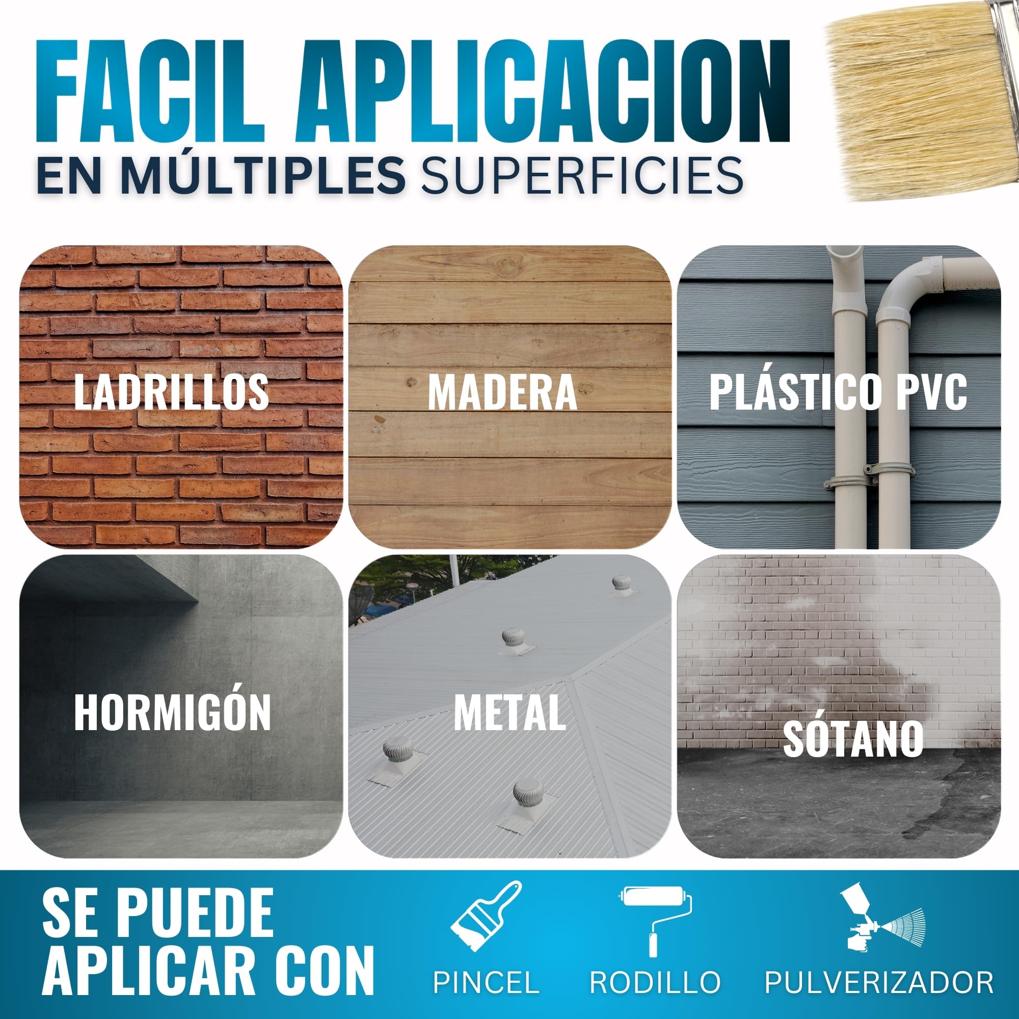 [2kg + Brocha]Impermeabilizante Transparente con Poliuretano, Sellador Impermeable Transparente de Alto Impacto, Revestimiento Impermeable Definitivo Ideales para Techos, Terrazas Interior y Exterior