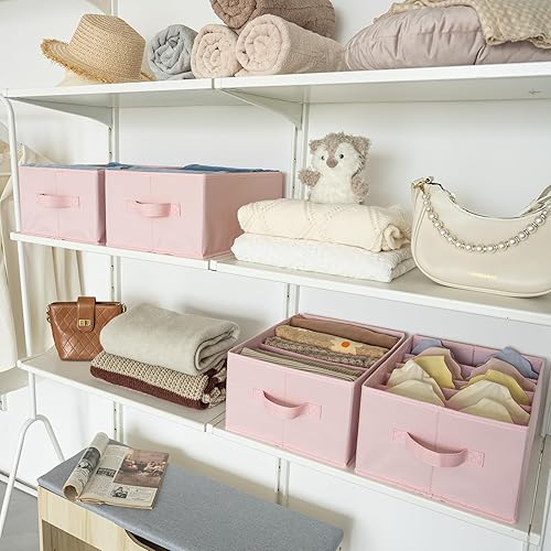 Miniatura 7 de GRANNY SAYS Organizador de ropa para armario, organizadores de cajones para ropa, organizadores de armario y almacenamiento, organizador de jeans