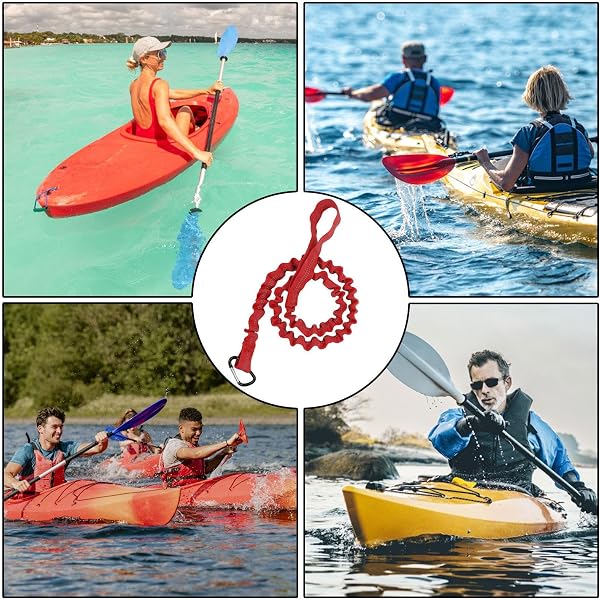 Générique Corda per paddleboard, Corda per pallet | CANIEING PLIME PALDLE LANDEARD,Cinghia per paddleboard da surf portatile, Accessori di sicurezza Kayak per principianti, appassionati - 2