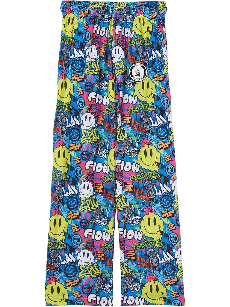 Blue FLOW SOCIETY Youth Graffiti Lacrosse Flow Lounge Pants (Little Kid/Big Kid)