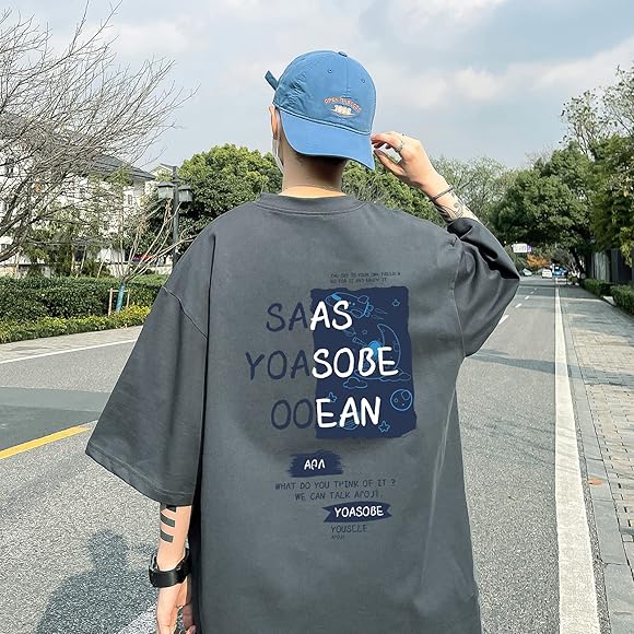 Amazon | [Rakityo] 夏服 メンズ tシャツ 半袖 ビッグt ゆったり