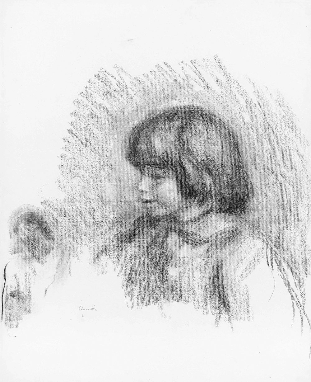 Póster de Coco Claude Renoir en acabado mate mediano para decorar tu salón