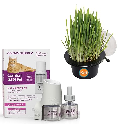 K&H Pet Products EZ Mount Cat Grass Growing Station with