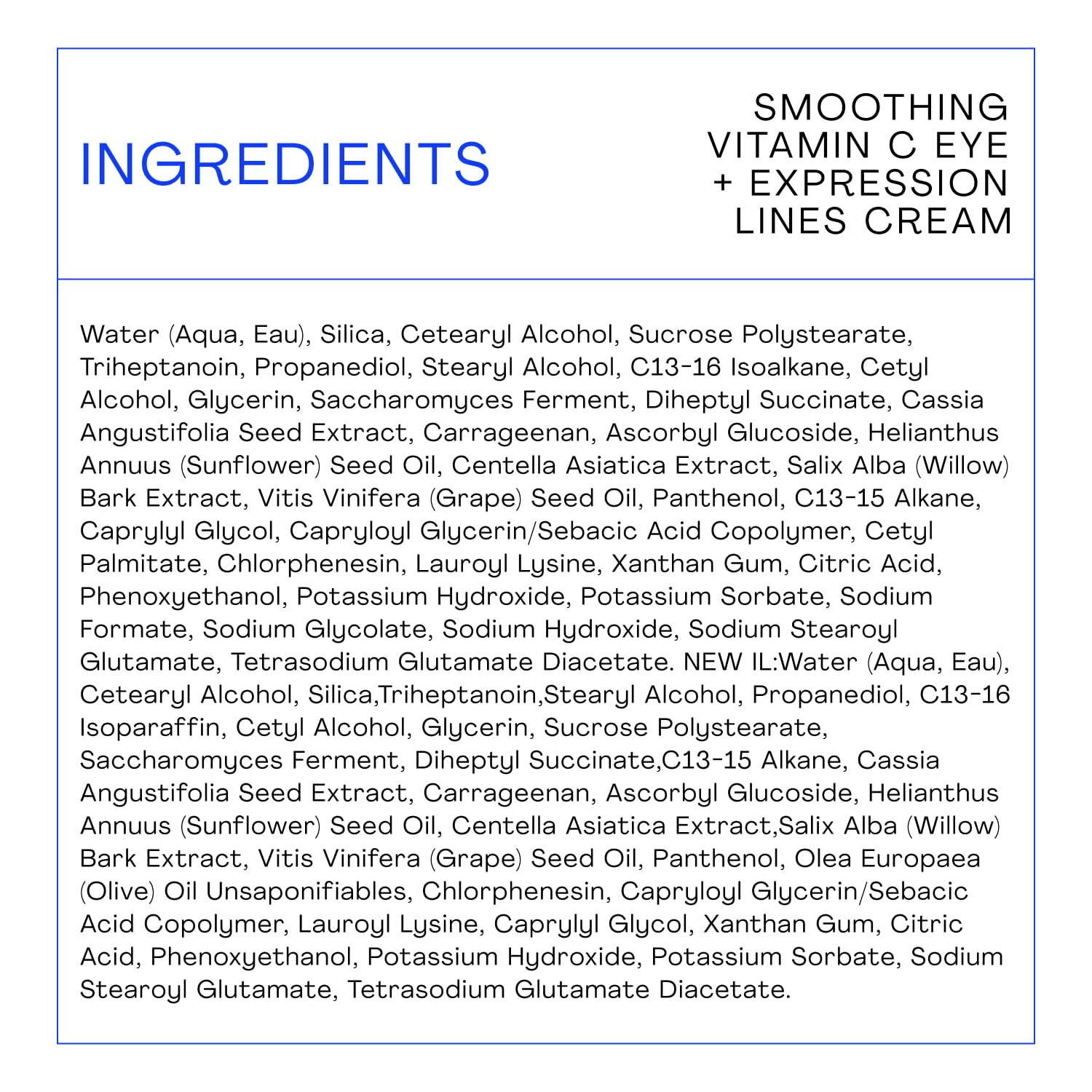 The Outset Vitamin C Eye Cream - Brightening & Hydrating