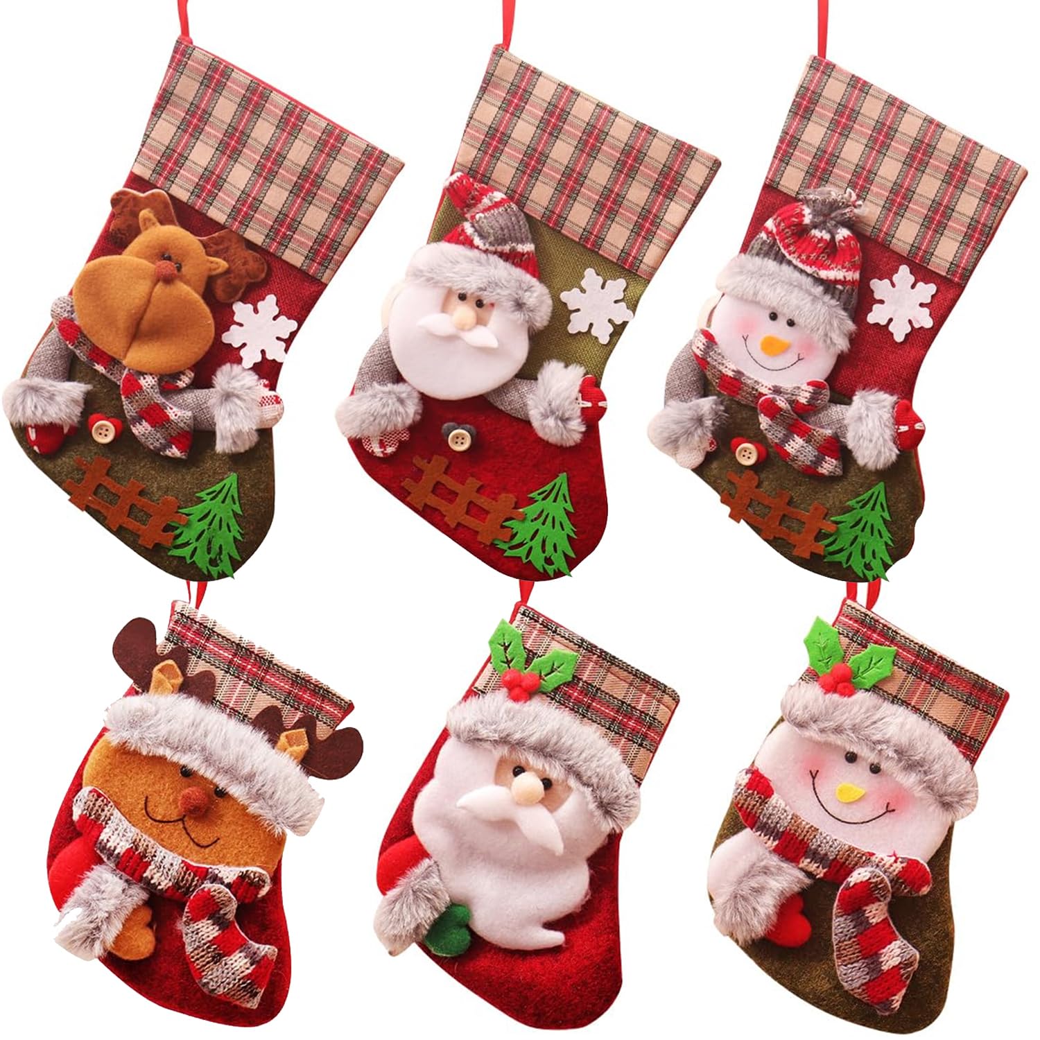 36 Sacchetti Regalo Di Natale A Quadri Con Coulisse - Mini Borse Tema Natalizio Per Caramelle E Piccoli Regali