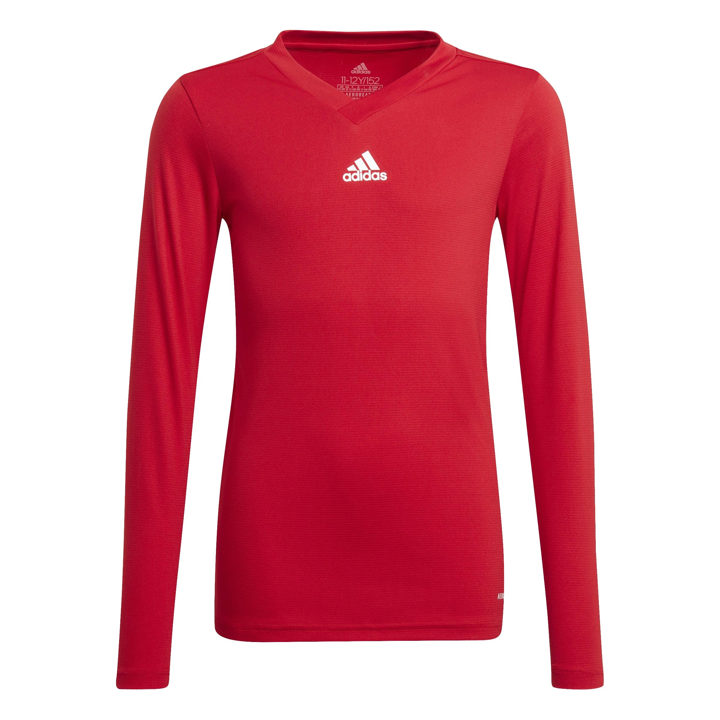 adidas Boy's Team Base Youth Shirt, Team Power red, 13-14 Years