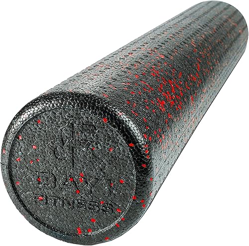 Day 1 Fitness High Density Foam Roller  Deep Tissue Muscle Massage & Myofascial Release for Recovery, Physical Therapy, Exercise & Pain Relief