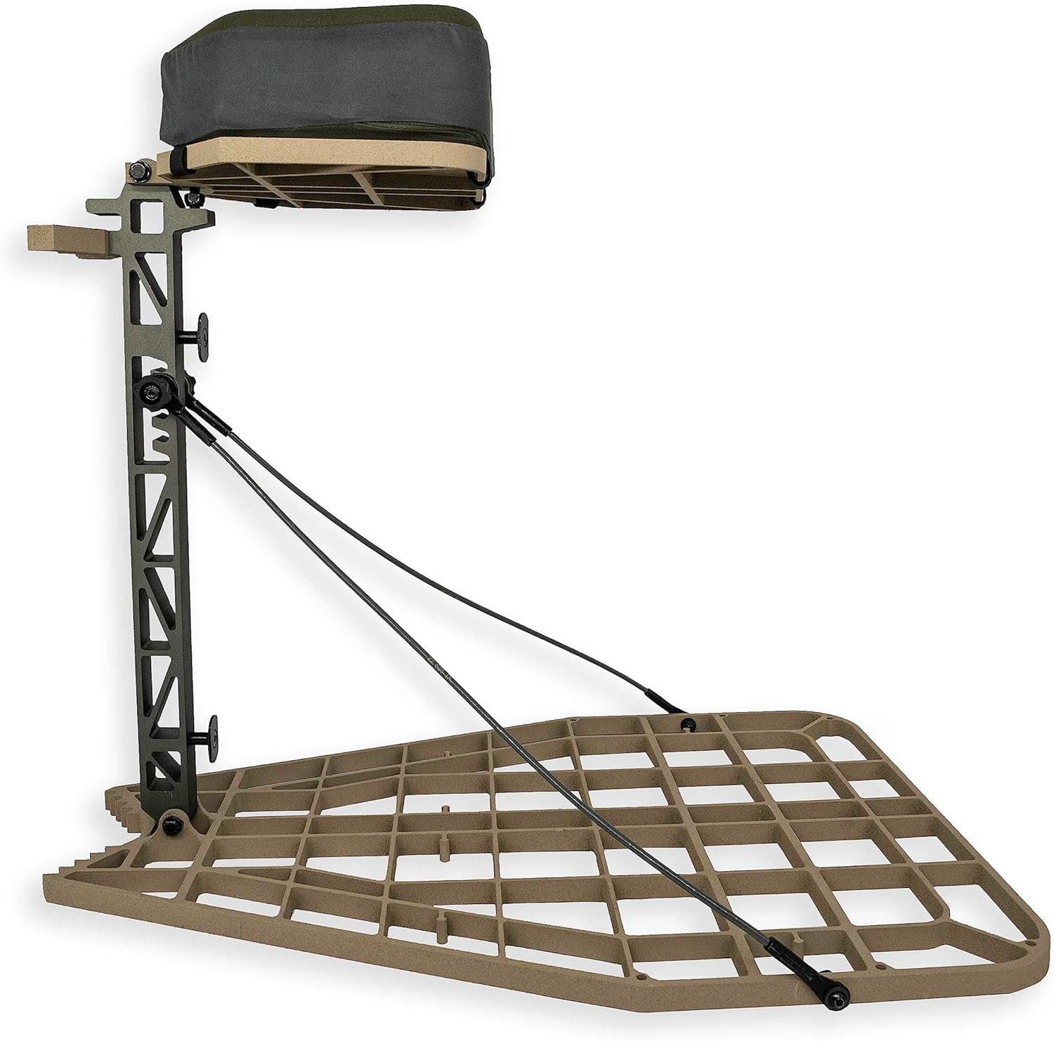 XOP COLDWORLD - 6061 Aluminum Hang On Tree Stand for Hunting - Deluxe Deer Stand - Platform Dimensions: 26" x 17.5" - Xtreme Outdoor Products