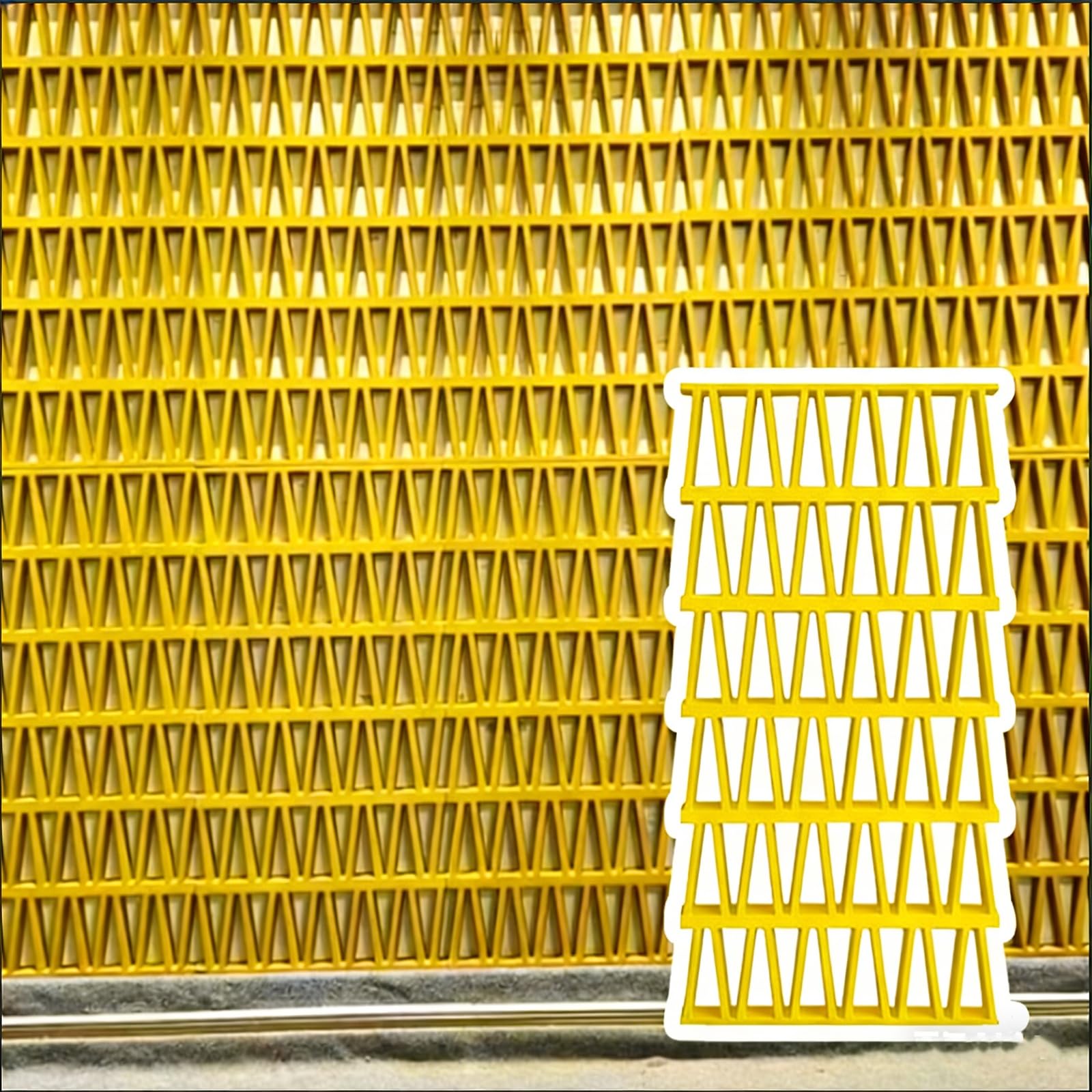 Tabique de Poliuretano Hueco, Paneles de Pared de Ladrillos Huecos de Poliuretano 3D para decoración del hogar, Pantallas divisorias de Piedra Suave, Panel Hueco para Bricolaje, 60x120cm (23