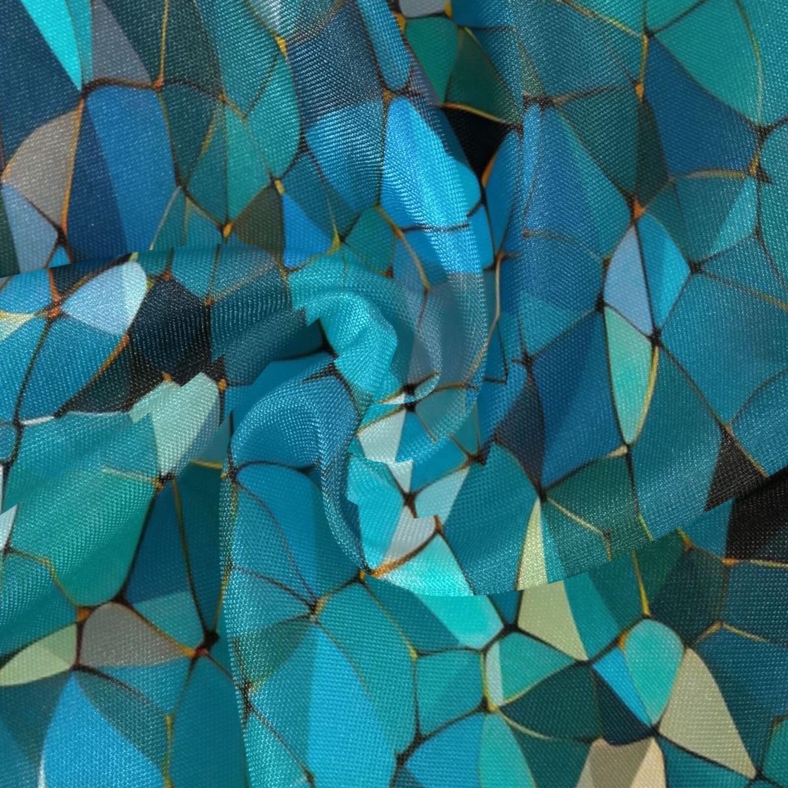 Wajiw 60 Inch Indoor Outdoor Round Tablecloth with Umbrella Hole and Zipper Waterproof Patio Table Cover for Camping Dining Room Party Outdoor Picnic,Glittering Texture