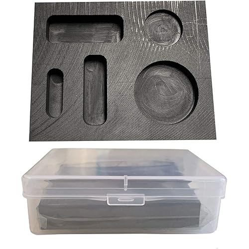 Tanglou Graphite Casting Ingot Mold Coin Combo 1/4 1/2 1 oz for Metal Refining Melting Molding