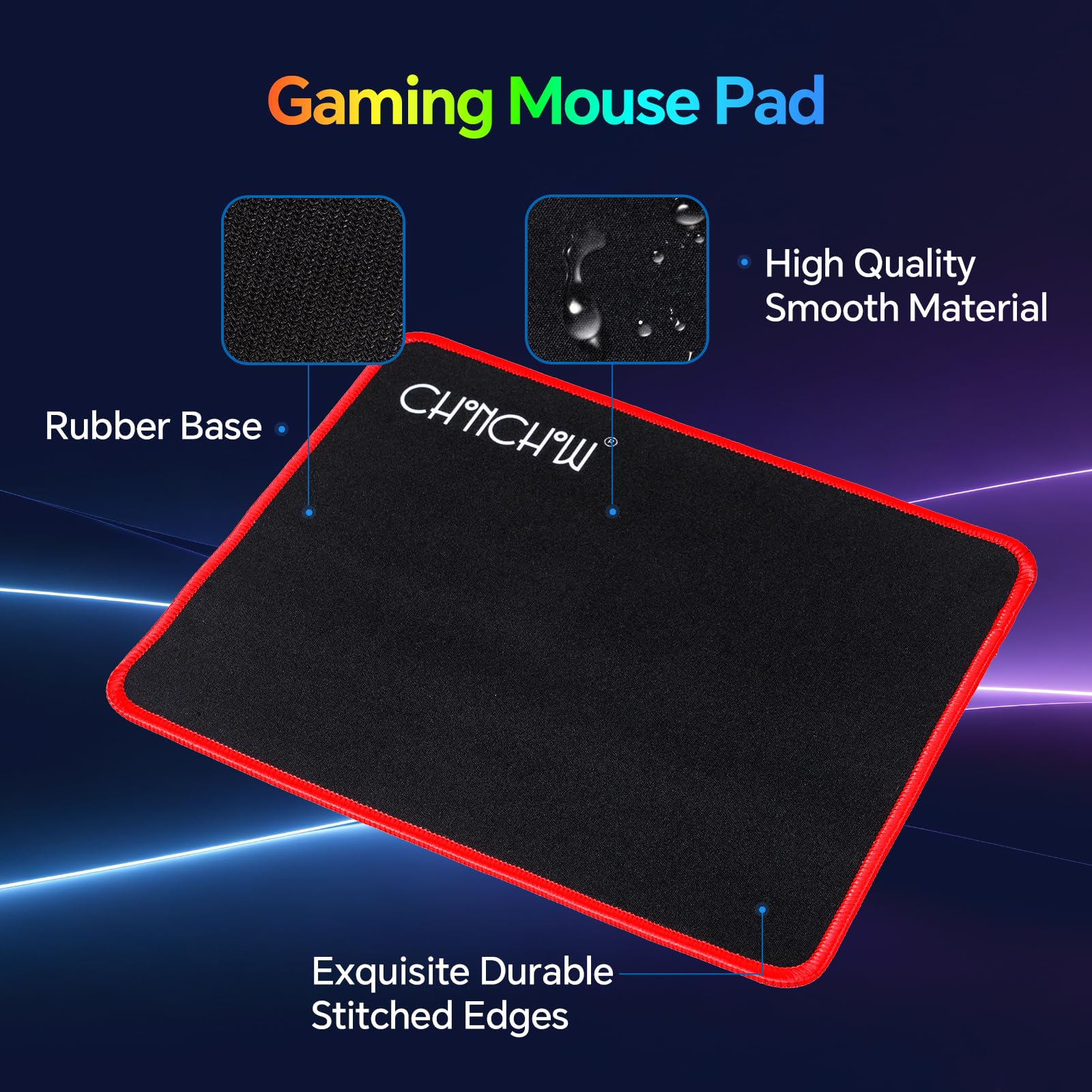 Juego de teclado, mouse y auriculares con micrófono, todo en uno, USB, con cable RGB, retroiluminado, arco iris, botón lateral, compatible con PC, Windows, Xbox One, PS4, PS5 (negro)