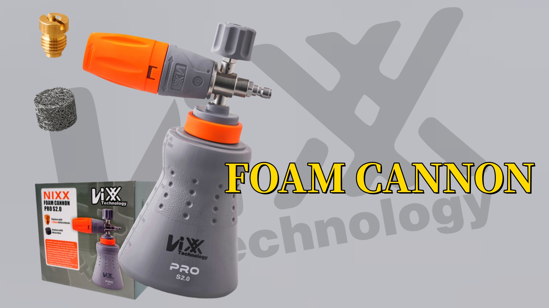 Amazon.com: NIXX Foam Cannon PRO S2.0, Snow Foam Lance for