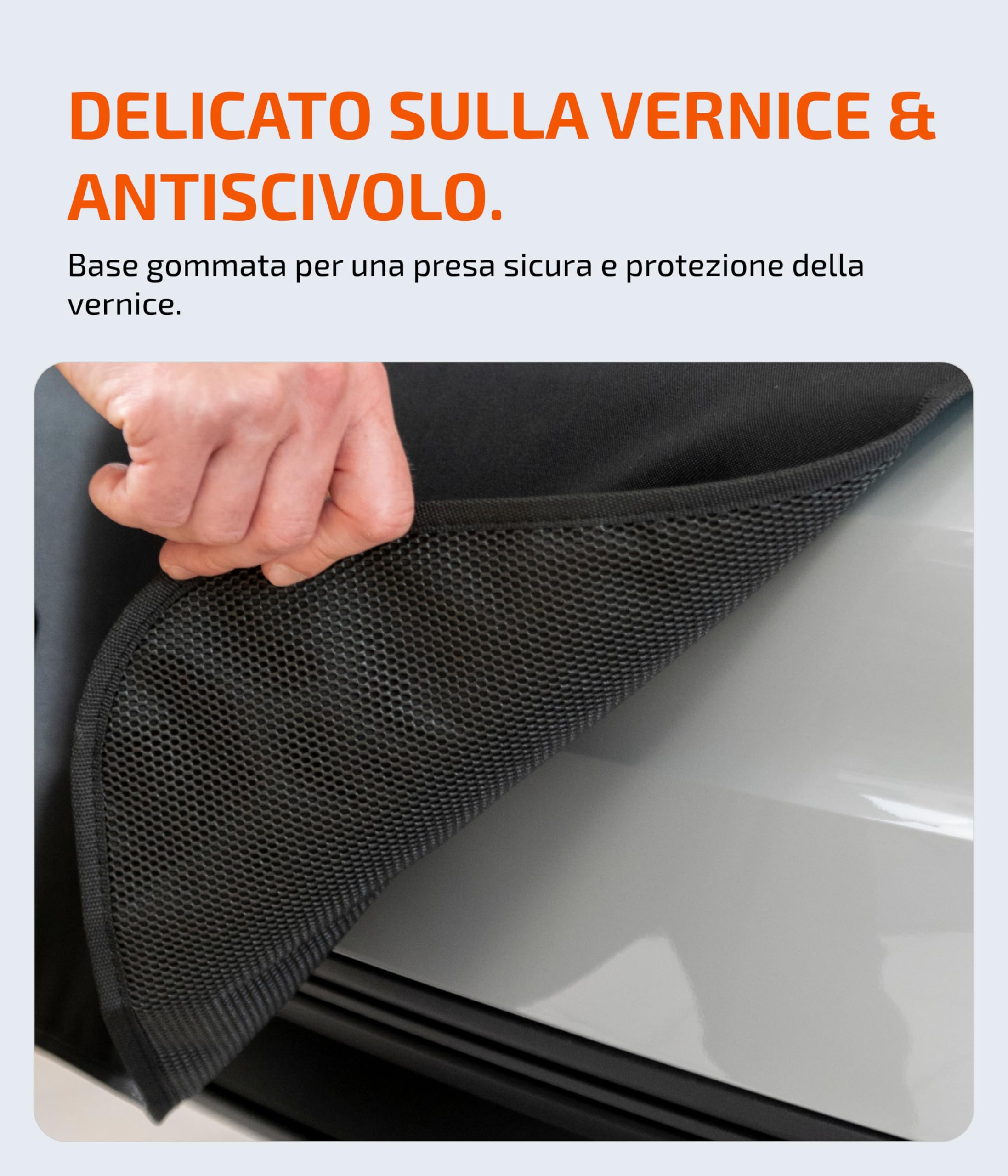 LIONSTRONG Protezione Soglia Bagagliaio Imbottito e Impermeabile – Tappetino Protezione Universale Adatto per Auto da Utilitaria a SUV – Protezione Bagagliaio Cani – Resistente Graffi (100x73cm)