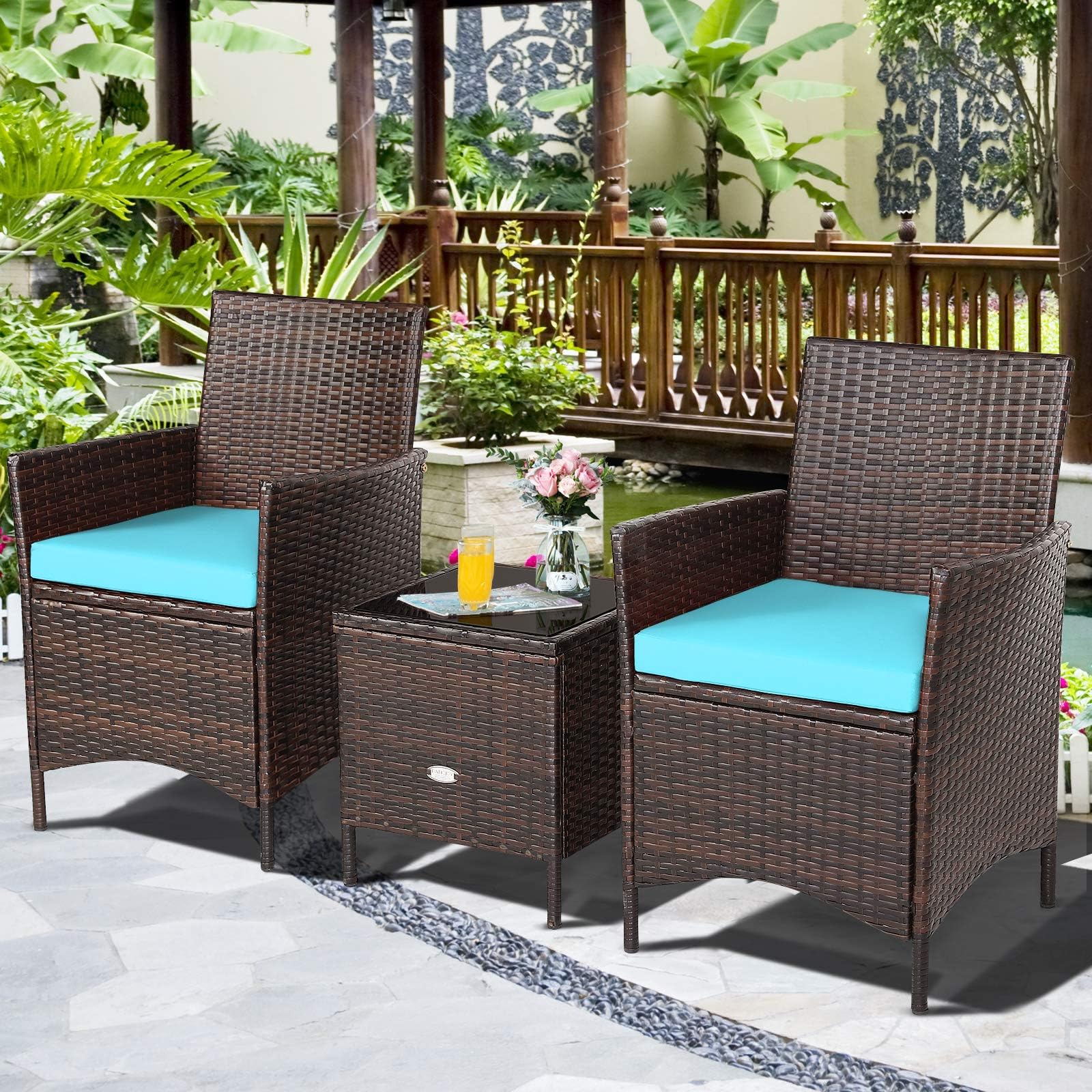 Amazon COSTWAY 3 Pieces Patio Rattan Furniture Set Outdoor Wicker amazon-costway-3-pieces-patio-rattan-furniture-set-outdoor-wicker
