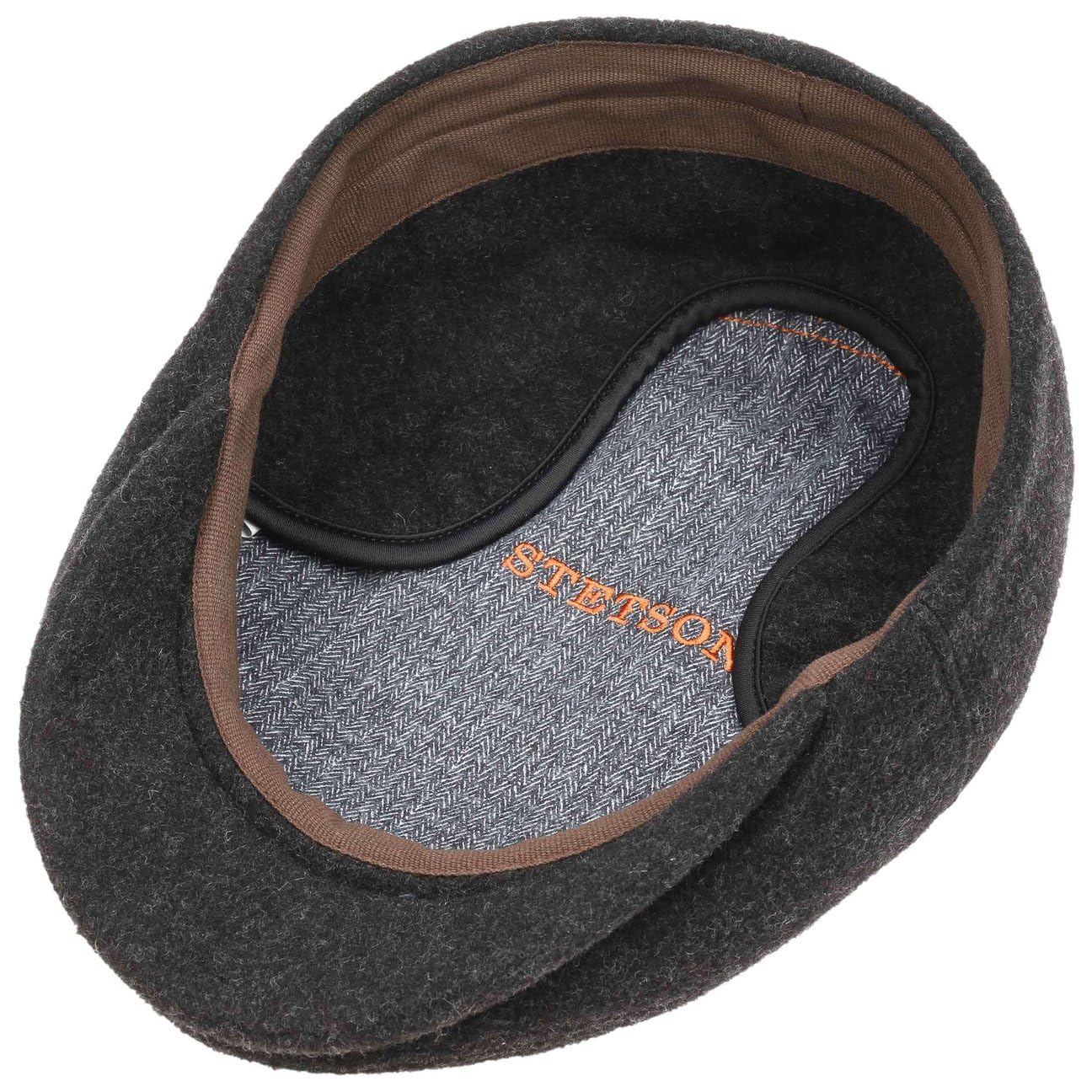Stetson Kent Wool Flat Cap Herren Made in EU Kaschmir Herbst Winter Ohrenklappen Schirmmütze