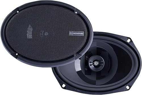 Memphis Audio PRX6902 Altavoces coaxiales de referencia de potencia de 2 vías de 6" x 9"