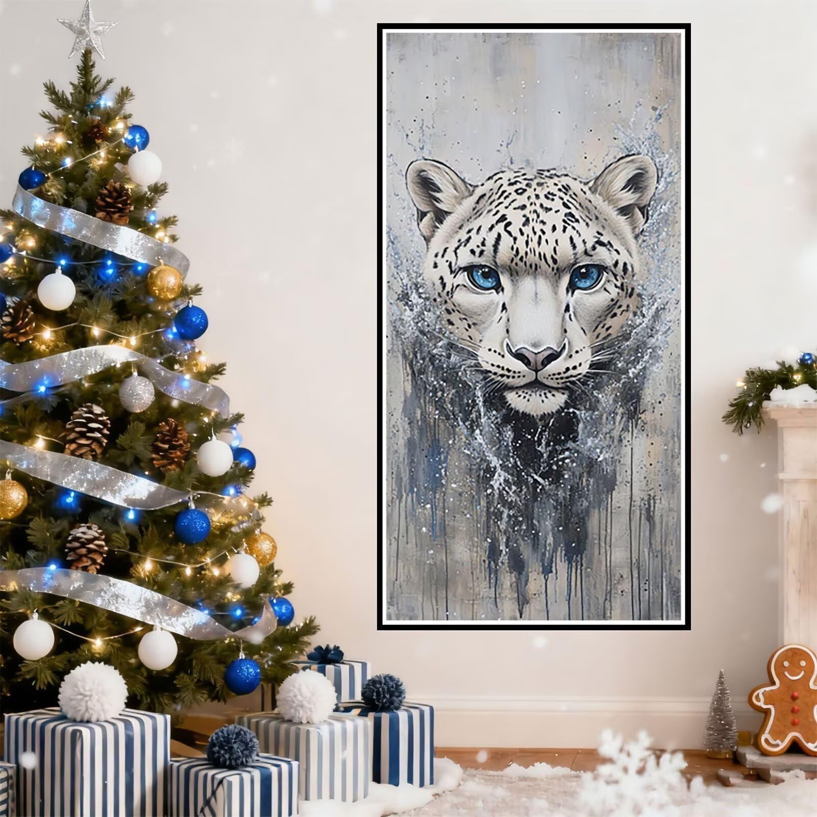 Tygrys diamentowy obraz kwiat diamentowy obraz dziecko DIY diamentowy zestaw do haftu dla dorosłych kryształ górski płótno pełny zestaw dla dorosłych mozaika kreatywna rekreacja, do dekoracji sypialni