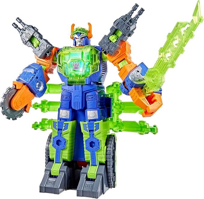 Transformers CYBERWORLD Scorponok Strike Battle Set, Converting Action Figure Playset with Lights and Sounds, Robot Toys for Boys and Girls, Kids, Ages 6+