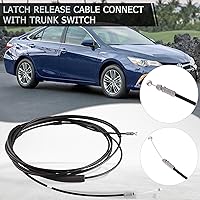 Vista 4 de Cable de cierre de maletero compatible con Toyota Camry 2012-2017, cable de liberación de pestillo que conecta con interruptor de maletero, cable