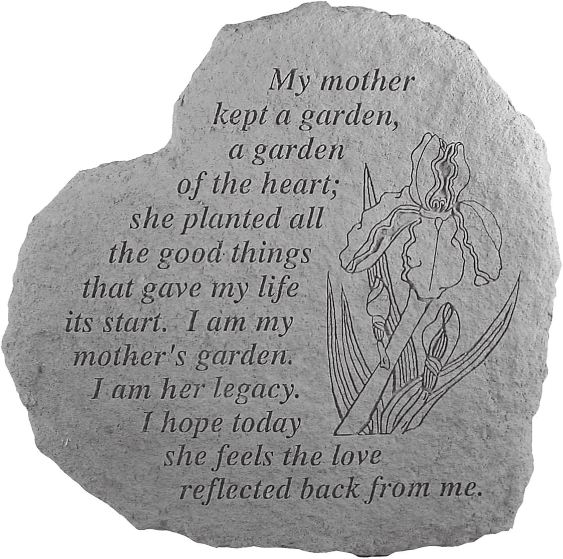 Design Toscano Mother's Garden: Cast Stone Memorial Garden Marker