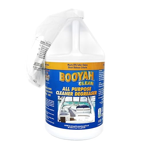 BooYah Clean All Purpose Cleaner Degreaser – Removes Grime, Stains, Fish Blood, Oil, Grease, Black Streaks, and Soot – Meets EPA Safer Choice Direct Release Criteria