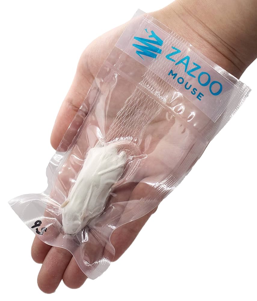Amazon | ZAZOO 冷凍マウス ファジーL10匹 8.1〜10g 約5.5cm