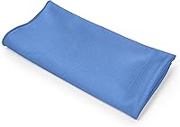 Vista 248 de Ultimate Textile -1 docena - Reversible Shantung Satin - Majestic - Servilletas de tela Majestic de 17 x 17 pulgadas color azul pizarra