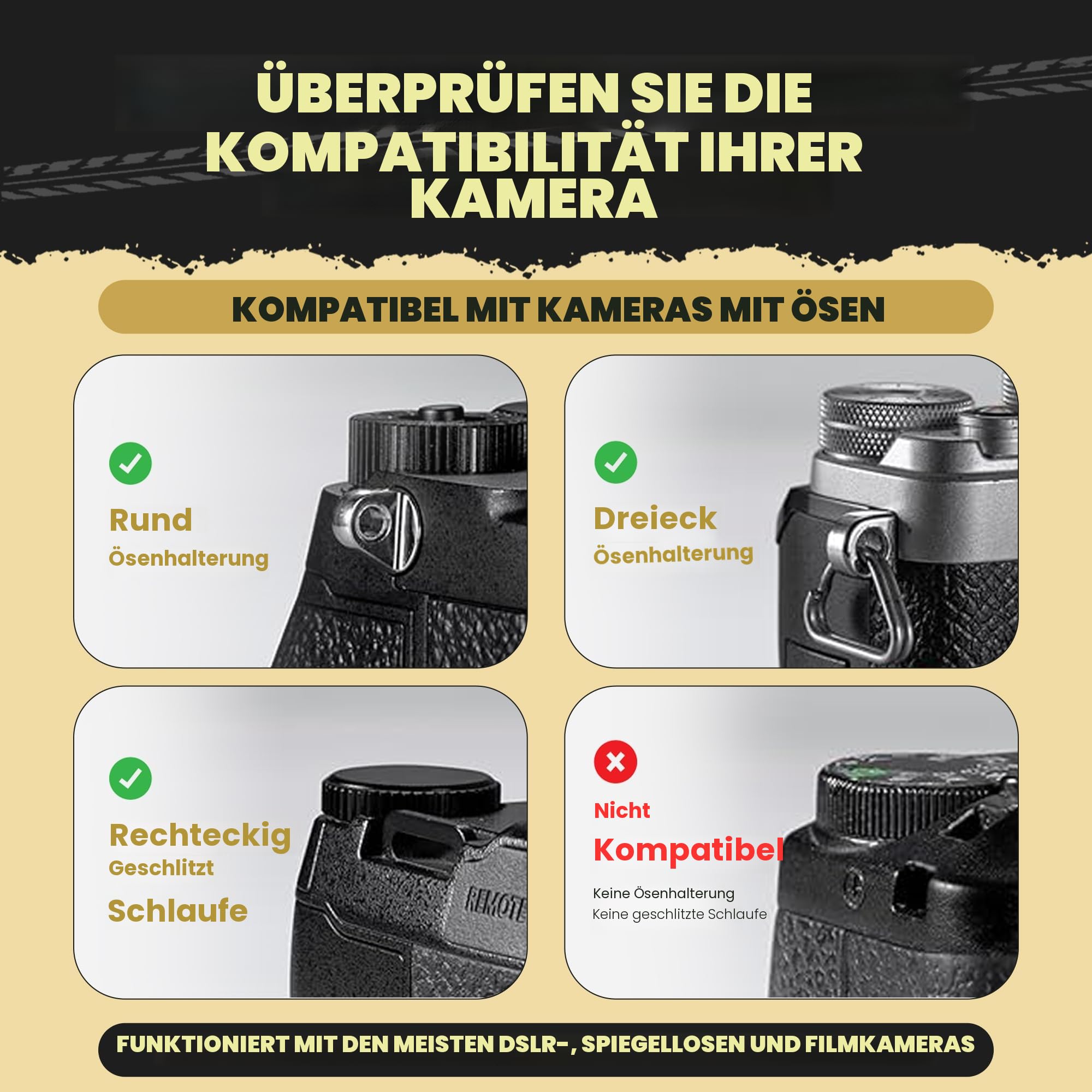 Lumiere & Co. Fidlock Magnetischer 3-Punkt-Kameragurt, magnetische Befestigung für schnelles An- und Ausziehen beim Radfahren