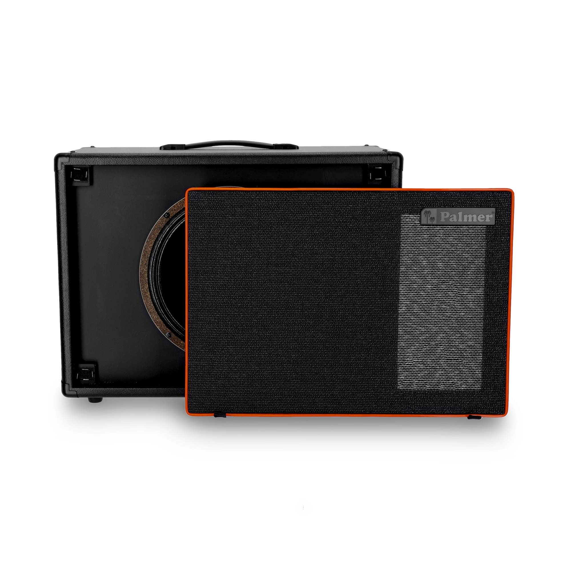 Palmer CAB 112 BX GBK Enceinte pour guitare avec Celestion Greenback 1 x 12, arrière ouvert