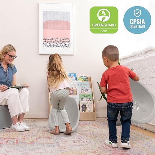 Miniatura 113 de ECR4Kids Leaf - Asiento de suelo, silla mecedora, color rojo, 6 piezas Azul,Contemporáneo,Tono tierra,Esmeralda/Sólidos,Verde Fern,Verde,Gris,Verde