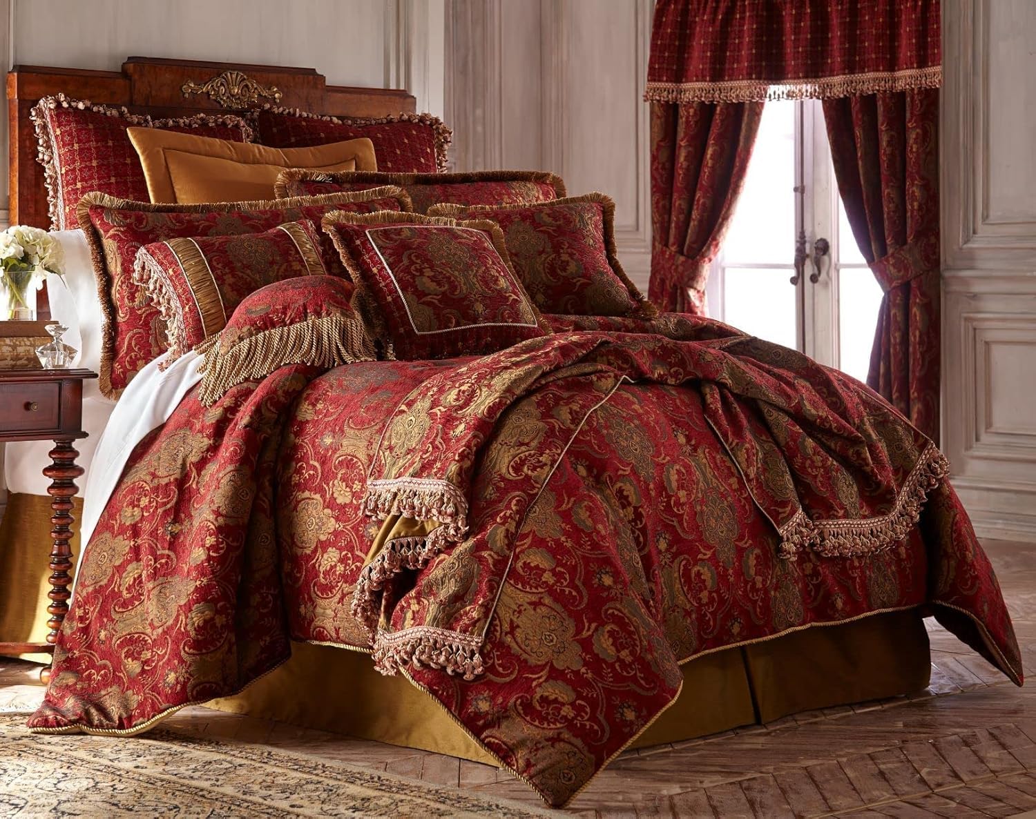 Austin Horn Classics Sienna Chenille Bedding 3-Piece Duvet Set-image-38