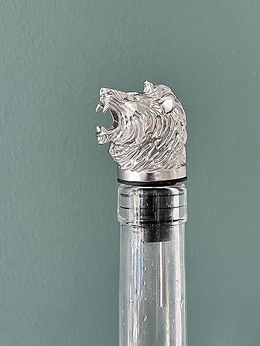 Miniatura 3 de SHEP AERADOR ANIMAL  TOPPER DE BOTELLA DE VINO  BOTELLA DE LICORES  REGALO PARA AMIGOS, FAMILIA  LEÓN  LEO